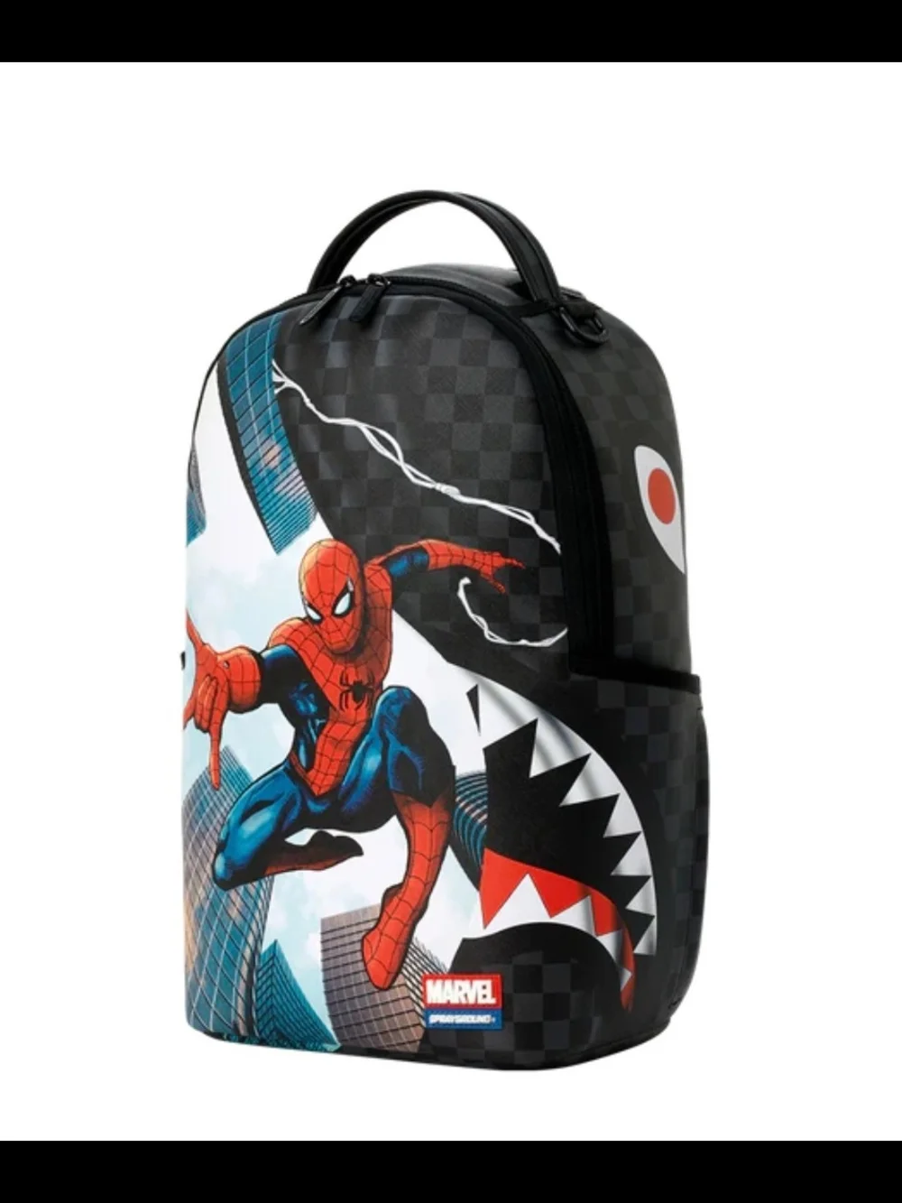 SPIDERMAN OFFICIAL COLLAB - PROTECT THE CITY BACKPACK  $80.00
